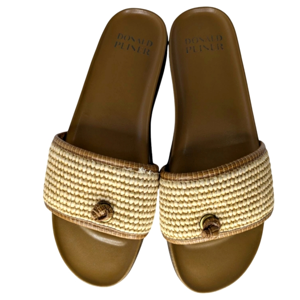 Farrah Platform Sandal In Saddle... Size..9M - Picture 2 of 7
